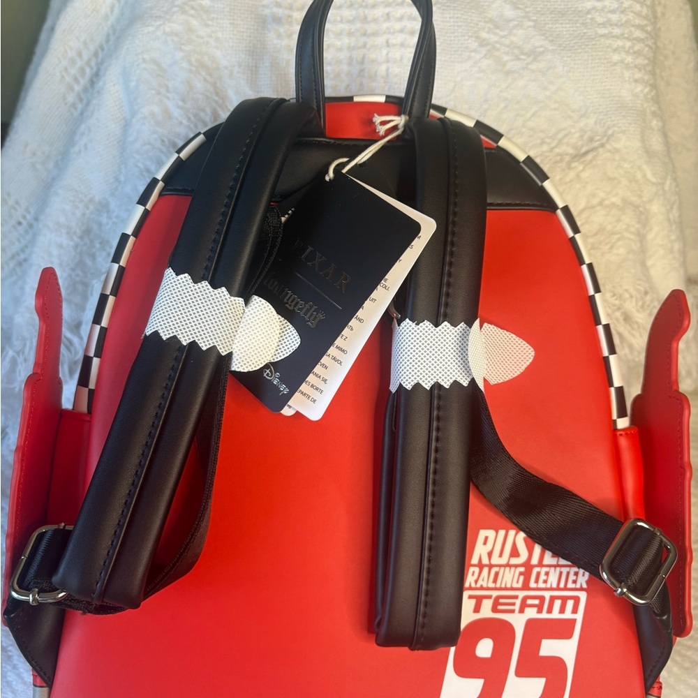Loungefly Red Mack Backpack - Picture 2 of 2